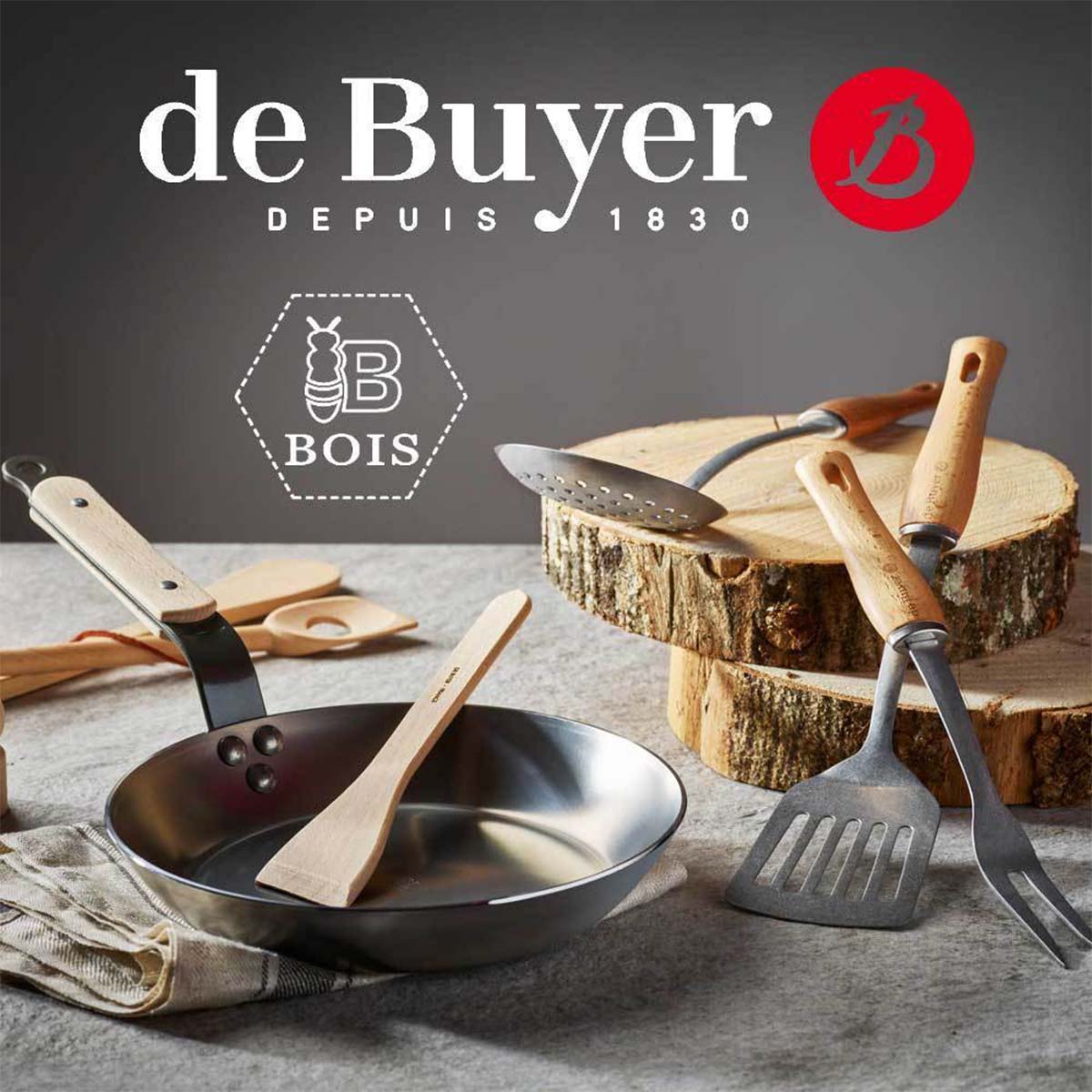 de Buyer B Bois - Plain Spatula 35cm